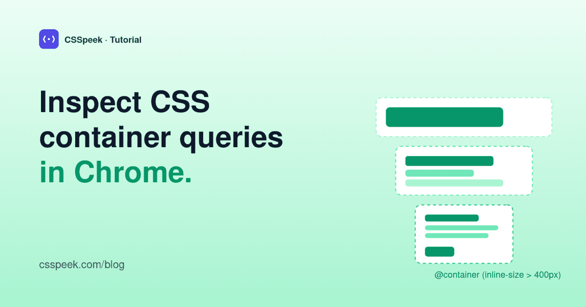 A responsive container resizing around a card component