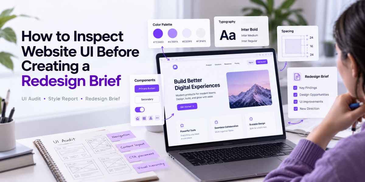 How to Inspect Website UI Before Creating a Redesign Brief