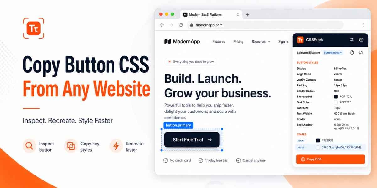 Copy Button CSS From Any Website  Faster Method