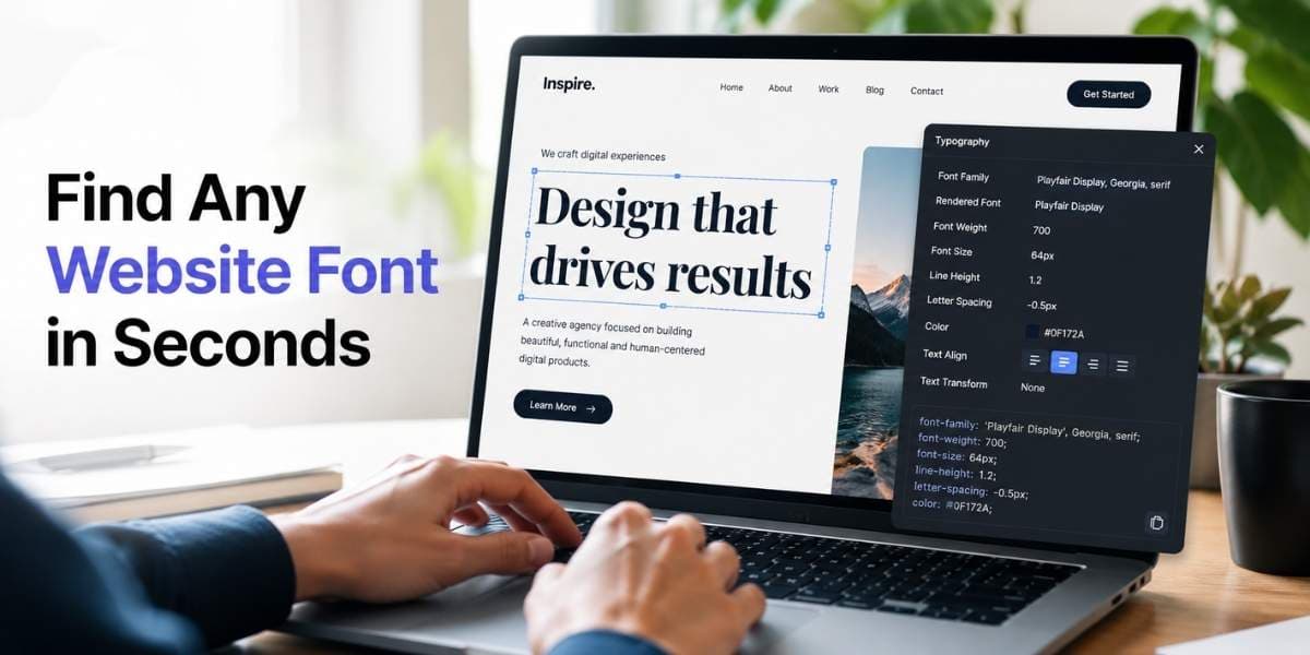 Find Font on a Website 