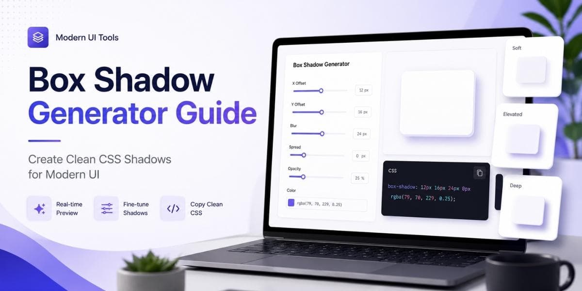 Box Shadow Generator Guide 