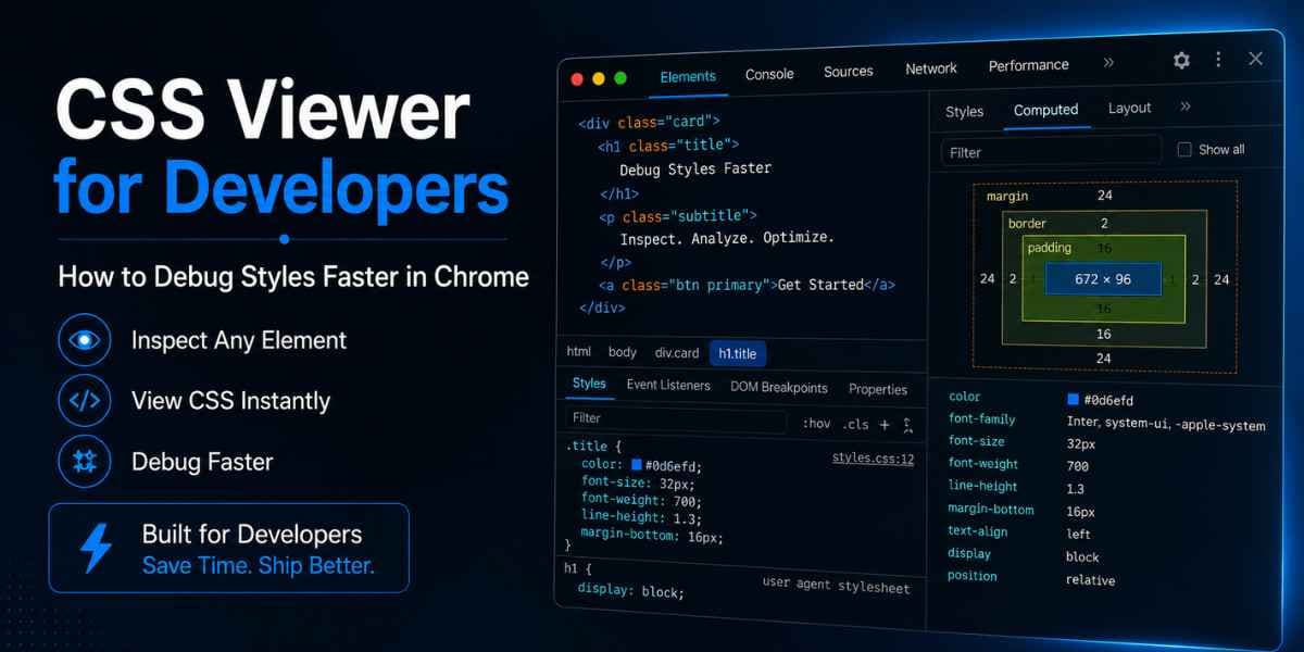 CSS Viewer for Developers