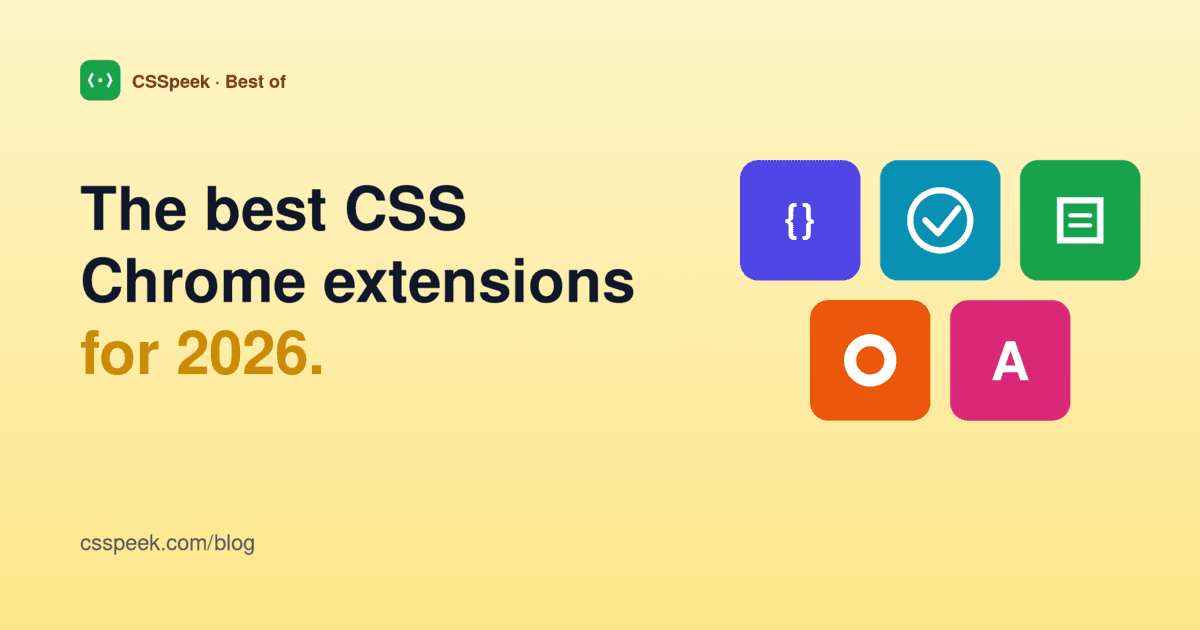 How to Copy CSS from Any Website in One Click (2026 Guide)